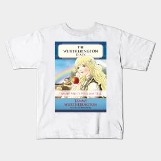 Tammy meets William Tell Book Cover Kids T-Shirt